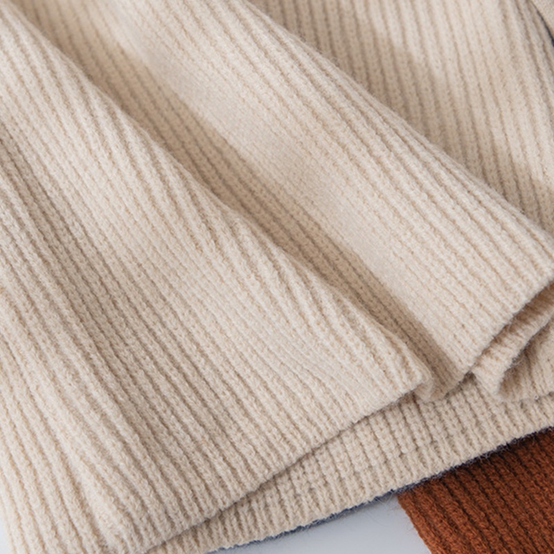 Yoioi Khăn Choàng Có Mũ Giả Có Thể Tháo Rời Dáng Dài Phong Cách Hàn Quốc Thời Trang Thu