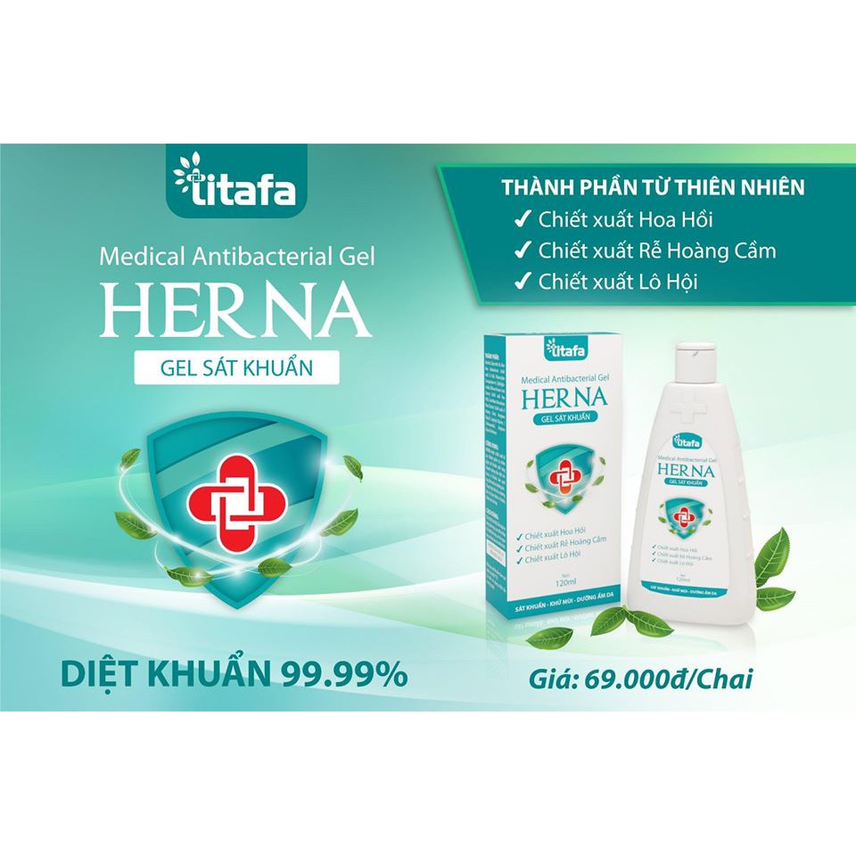 Gel Sát Khuẩn HERNA 120ML