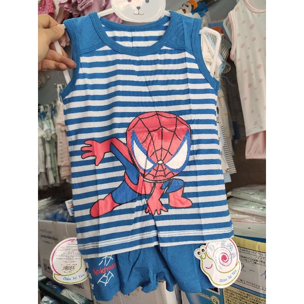 Bộ sát nách kẻ in nhện Dokma