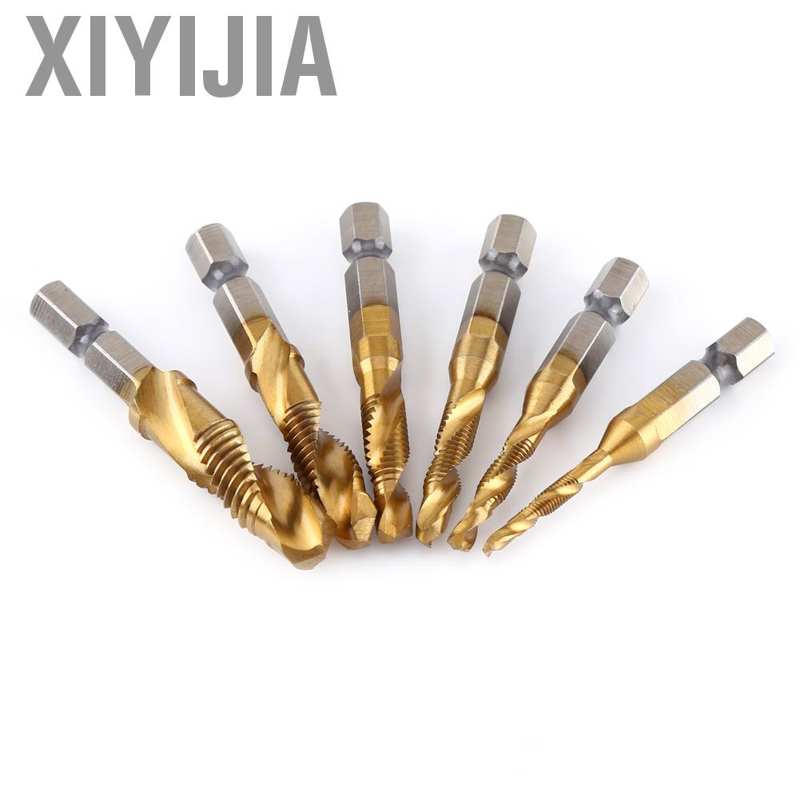 Bộ 6 Mũi Khoan Kim Loại Phủ Titan M3-M10 Ark Cao Cấp