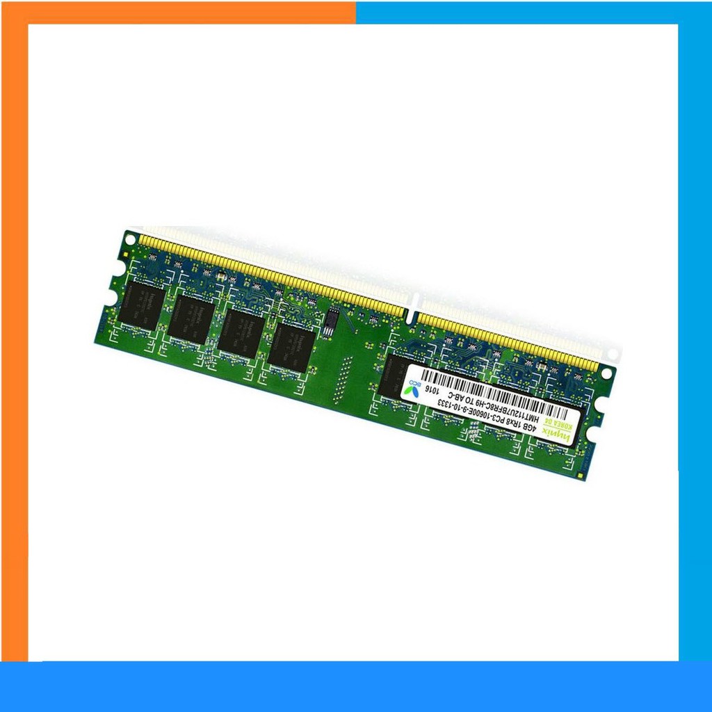 Ram Dành Cho Máy Tính DDR PC Hynix 8GB, DDR 3, Bus 1600Mhz Tản Nhiệt Tốt