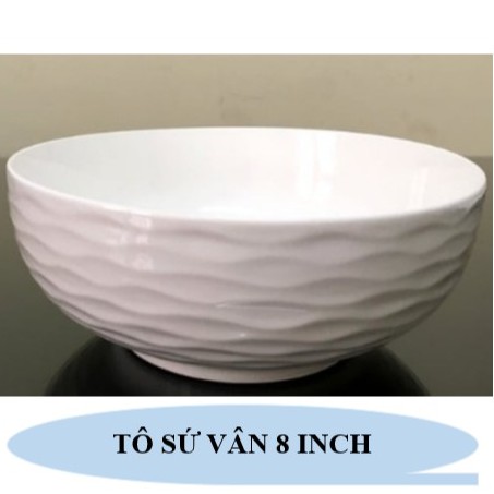 TÔ SỨ VÂN LỚN 8 INCH 21CM