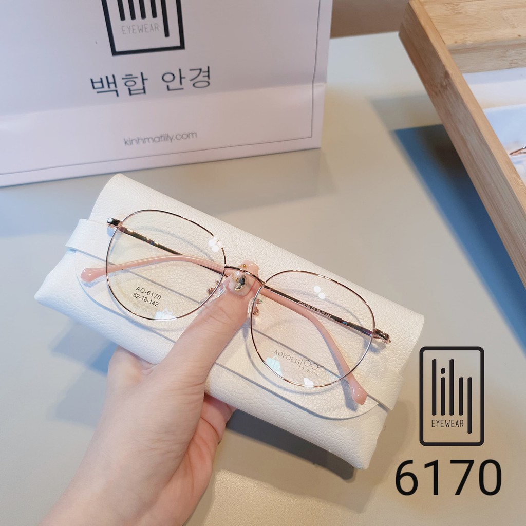 Gọng Kính Cận Kim Loại GK6170 - Gọng Kính Mắt Thời Trang