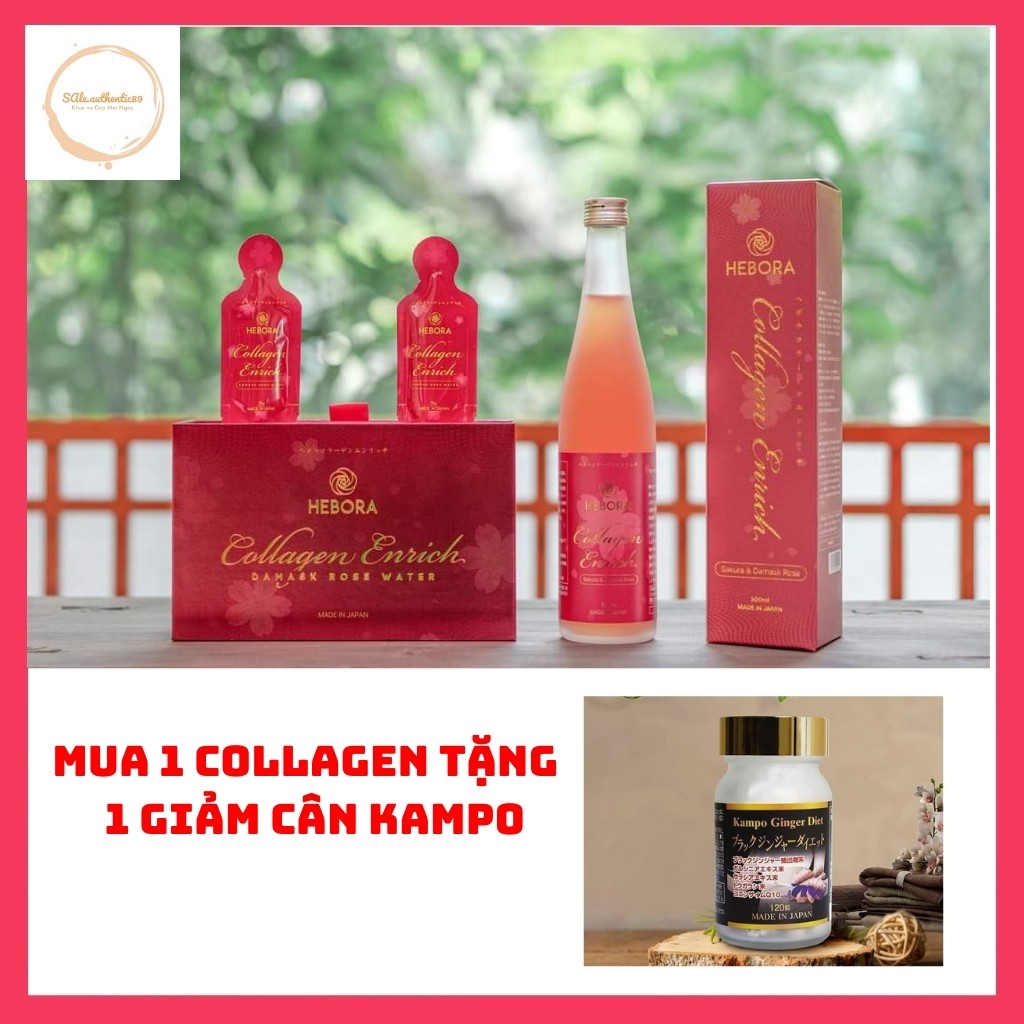 Collagen Hebora Erich Thủy phân 3in1- Dưỡng da trắng Mịn Tái Tạo Phục Hồi Làn Da Hư Tổn