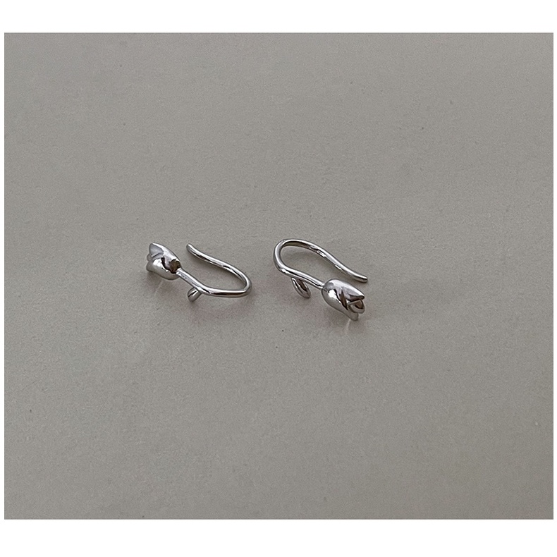 Bông Tai Hình Hoa Tulip Phong Cách Hồng Kông Sang Trọng Thời Trang Cho Nữ