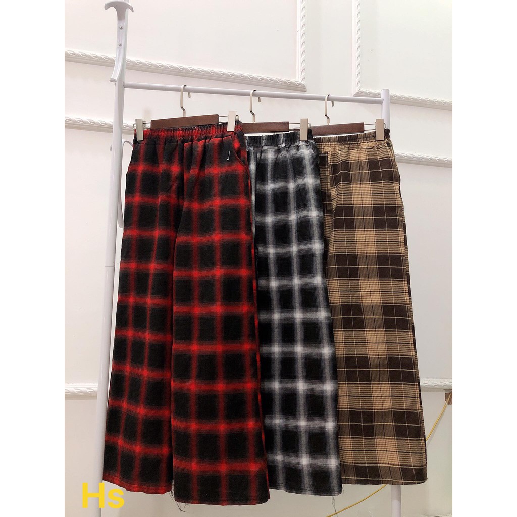 [Mã FAMAYWA giảm 10K đơn 50K] Quần kẻ ống suông HSU0320 | BigBuy360 - bigbuy360.vn