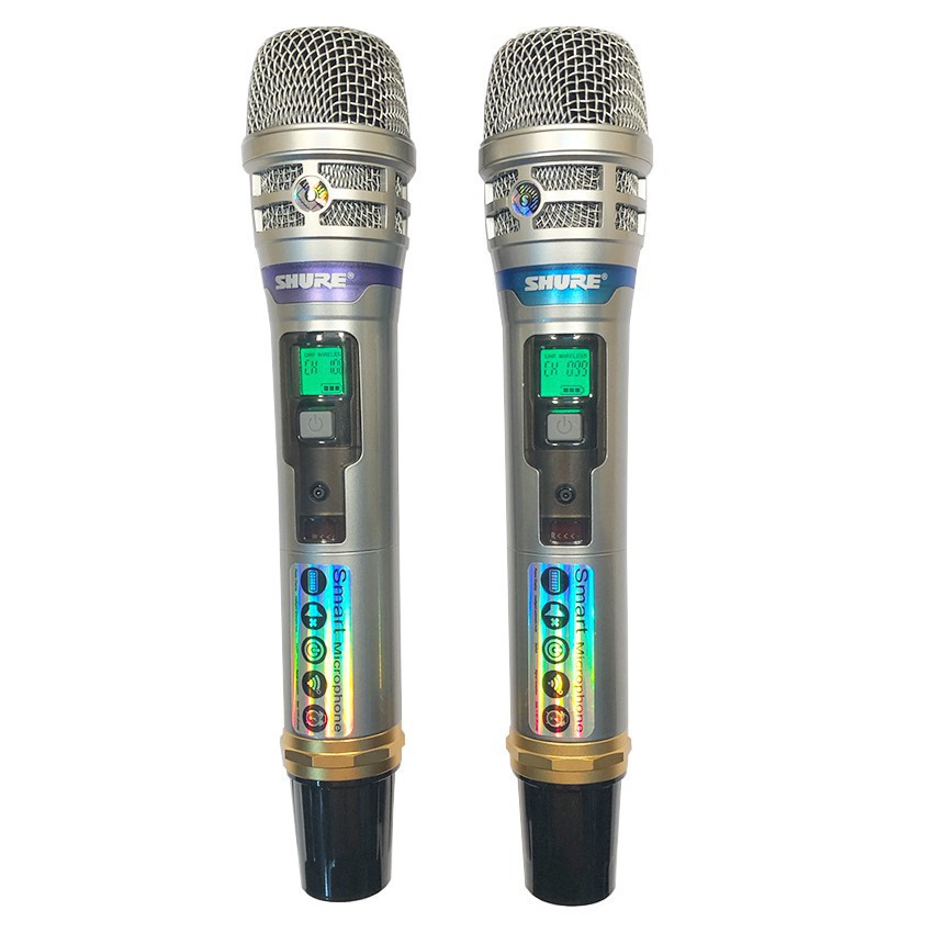 Micro karaoke không dây SHURE UR-29D PLUS CHẤT LƯỢNG TỐT NHẤT