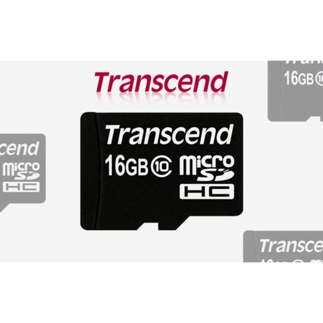 Thẻ Nhớ MicroSDHC 16GB Transcend C10