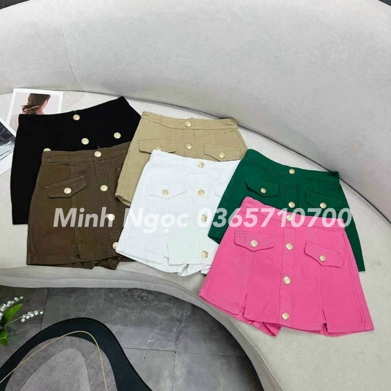QUẦN SHORT VÁY THÔ CÚC NHIỀU MÀU-Hàng Quảng châu L1