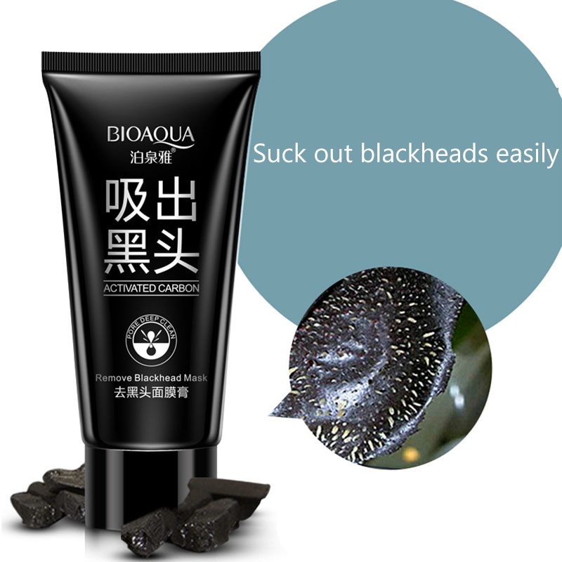 Gel Lột Mụn Đầu Đen Than Tre Bioaqua(Tuýp Đen) 60g 2022