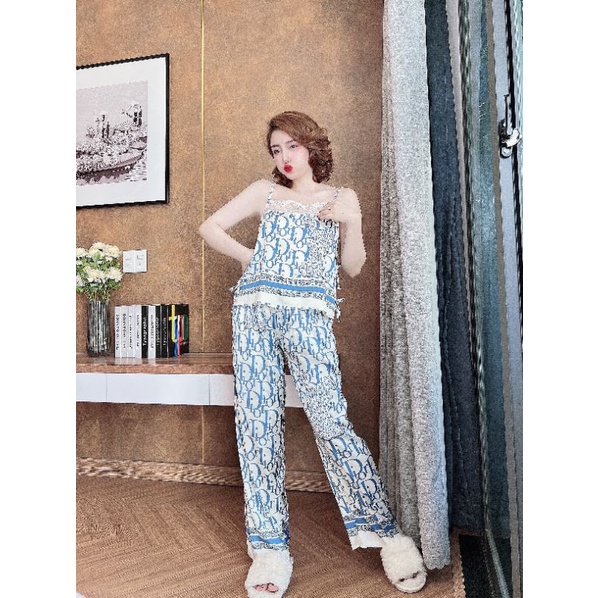 Bộ lụa hai dây phối ren hot hit, best seller