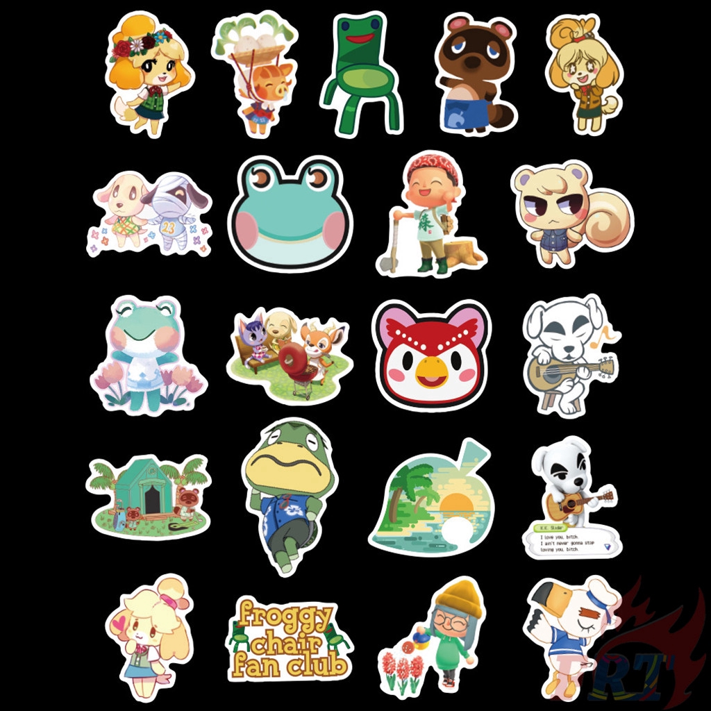 100Pcs/Set ❉ Animal Crossing - Series A Anime Stickers ❉ Waterproof DIY Decals Doodle Stickers