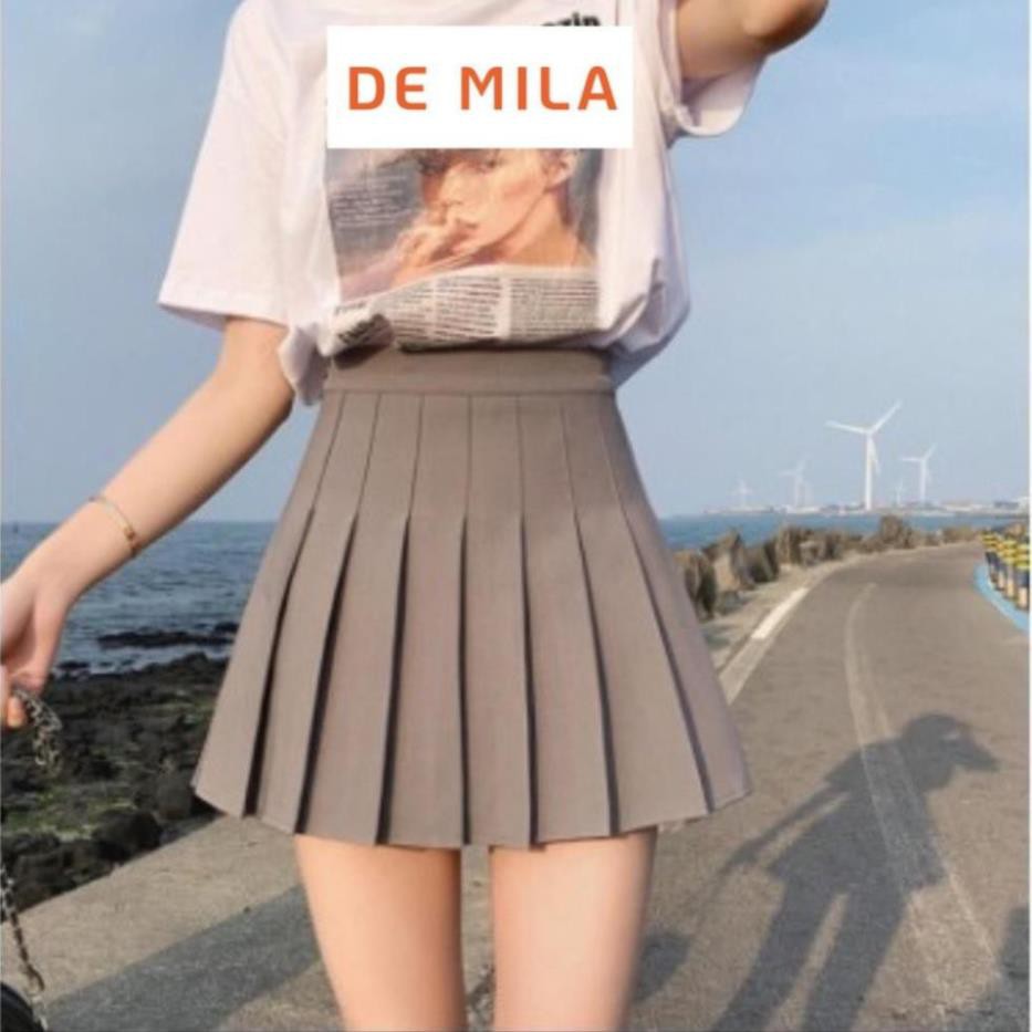 Chân Váy Xếp Ly Chữ A De Mila,Chân Váy Tennis Phong Cách Hàn Quốc Cạp Cao Gen Bụng 2 Lớp Hàng Cao Cấp-CVN46 | BigBuy360 - bigbuy360.vn