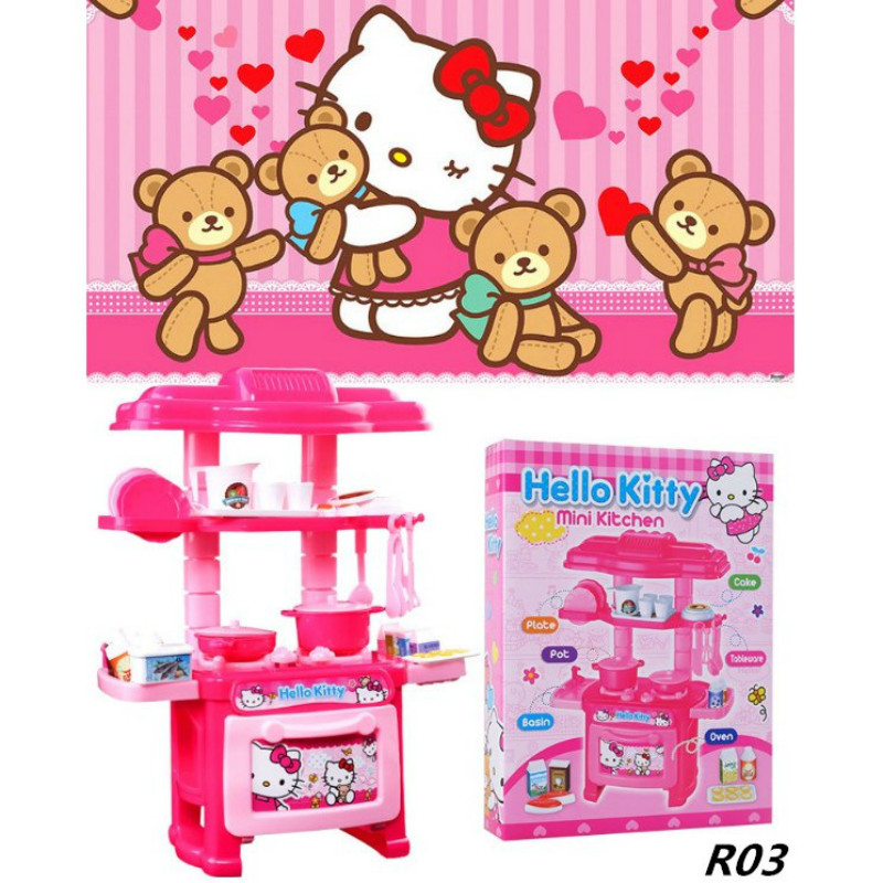 Bộ Đồ Chơi Nhà Bếp Hello Kitty Cho Bé