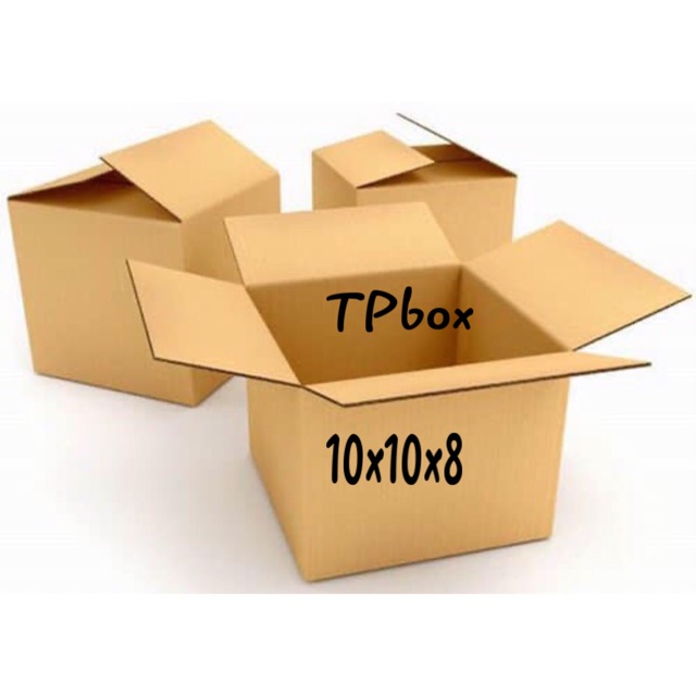 Thùng carton 10x10x8 - Combo 50 hộp giấy carton giá rẻ