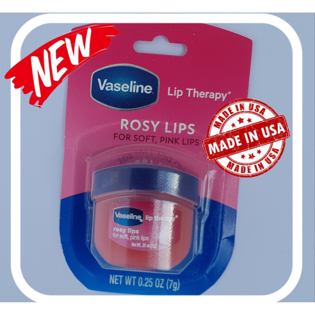 Son Dưỡng Môi Vaseline Hương Rosy Lips 7g USA - Chị Vịt Shop