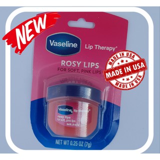 Son Dưỡng Môi Vaseline Hương Rosy Lips 7g USA -  Chị Vịt Shop