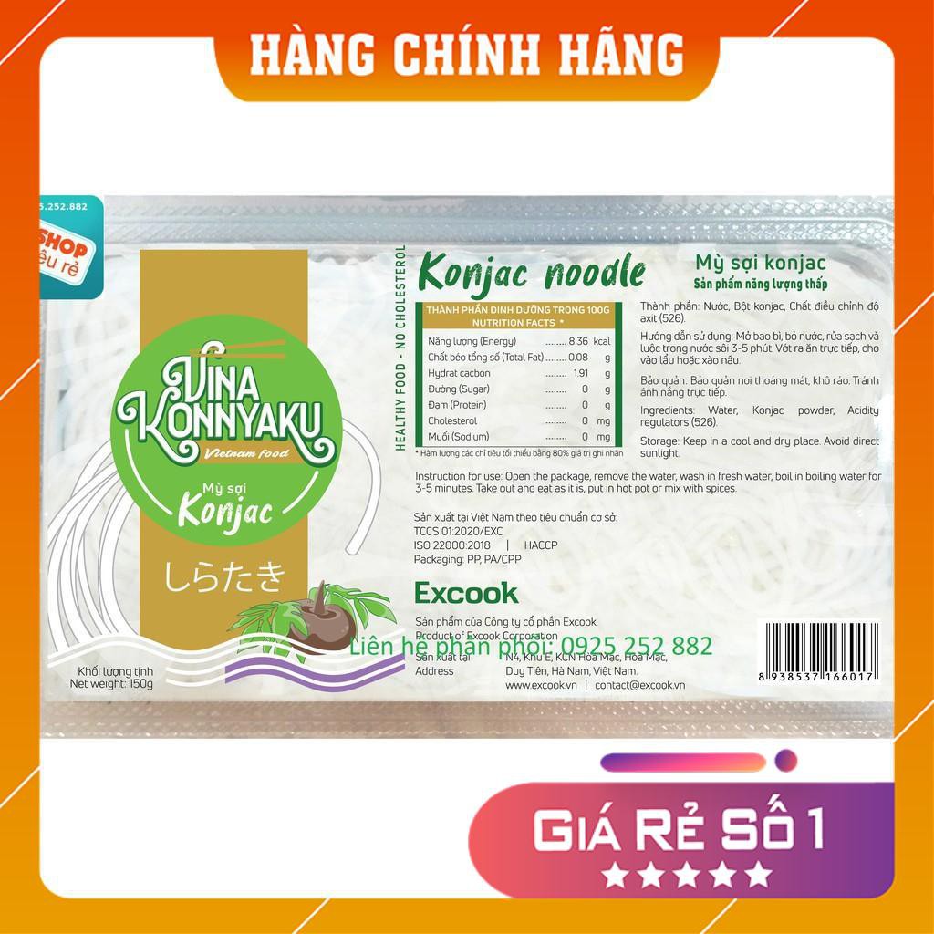 Mỳ sợi Konjac / Mỳ sợi Nưa -  Thùng 24 hộp đơn sợi 150g - Không đường, không đạm, không cholesterol - giảm béo | BigBuy360 - bigbuy360.vn