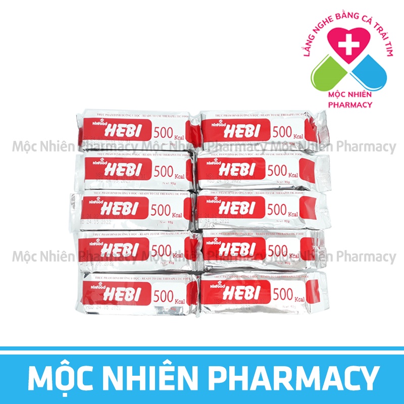 Combo 10 Bánh Dinh Dưỡng Hebi, Bánh Dinh Dưỡng Cho Bé, Bổ Sung Năng Lượng Cao, Phục Hồi Nhanh Sức Khỏe