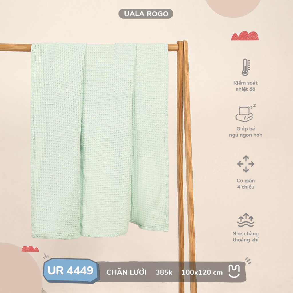 Chăn lưới UalaRogo Mẫu Mới UR4449