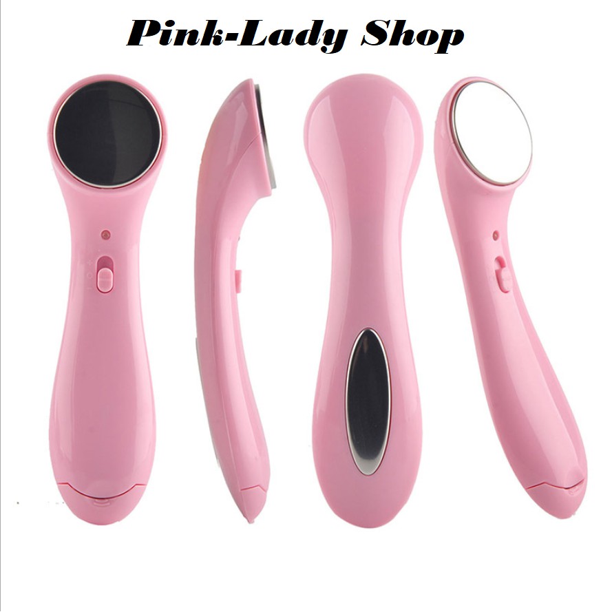 Máy Đẩy Tinh Chất, Rửa Mặt, Massage Da Y1203 Màu Hồng Chạy Pin