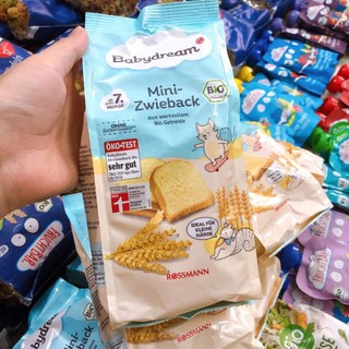 Bánh mỳ khô hữu cơ BabyDream cho bé từ 7 tháng tuổi
