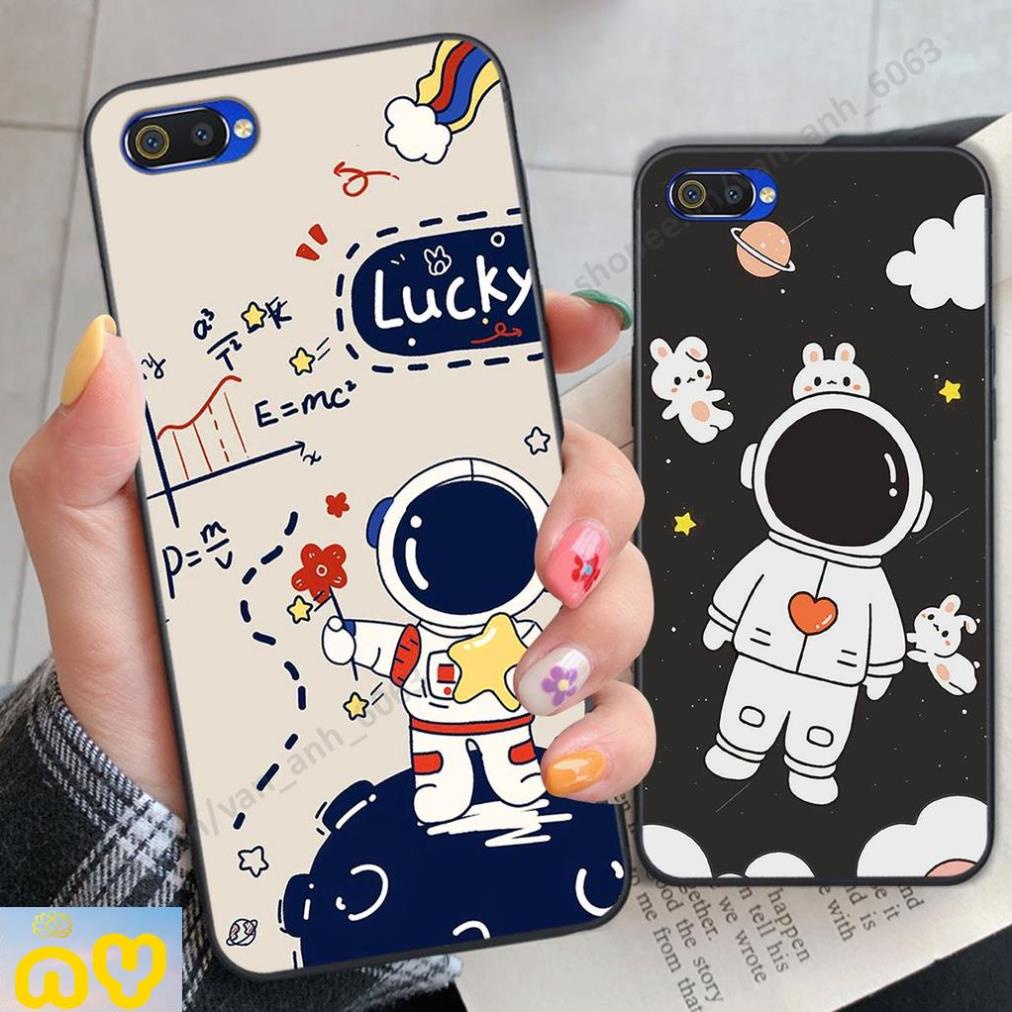 Ốp lưng Realme C1 / C2 hình bầu trời, phi hành gia đẹp, Ốp lưng lưng điện thoại realme viền dẻo cao cấp Như Ý