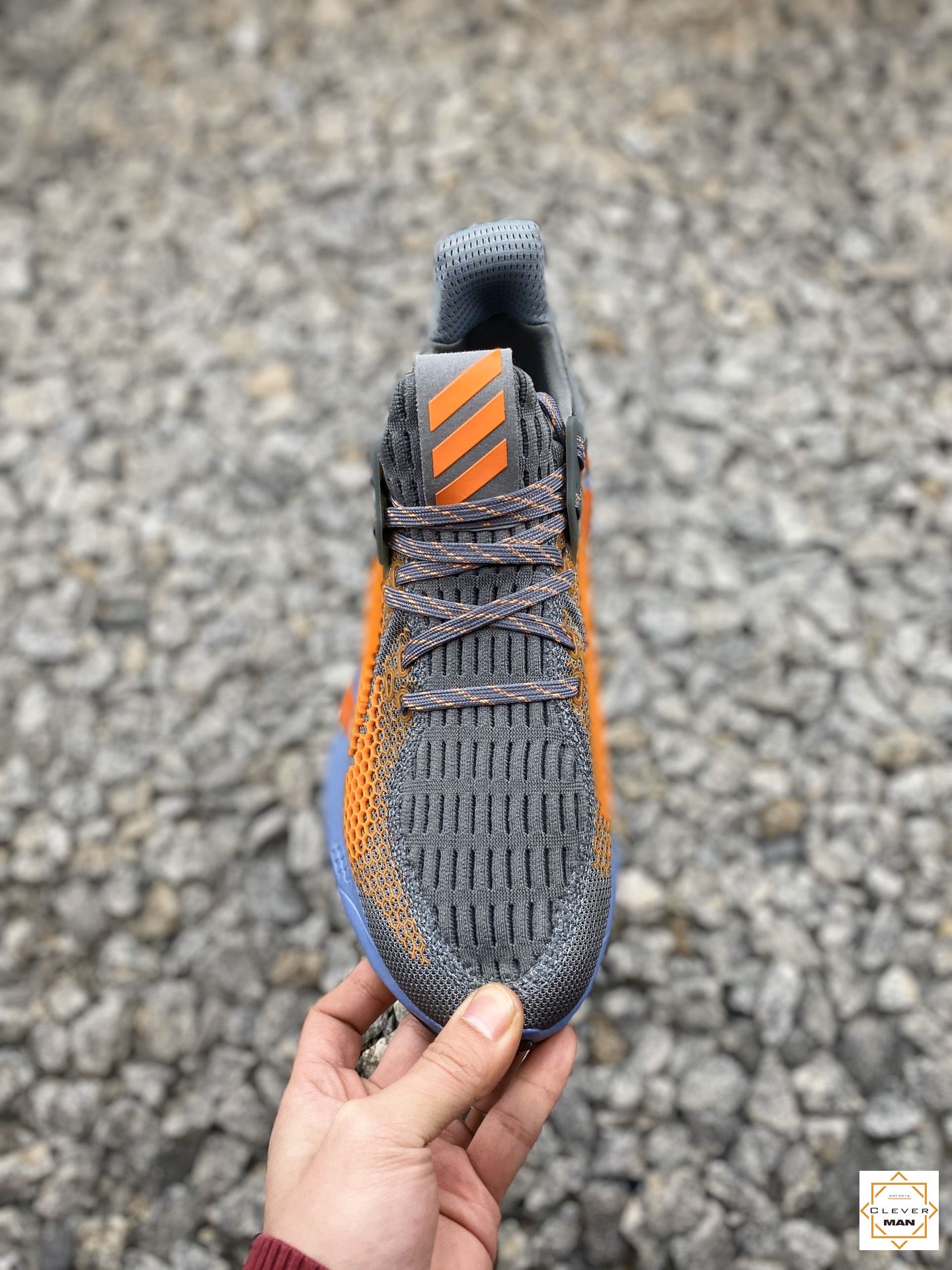 (FREESHIP+ QUÀ TẶNG) Giày thể thao sneaker ALPHABOUNCE INSTINCT M 2020 màu Xám cam