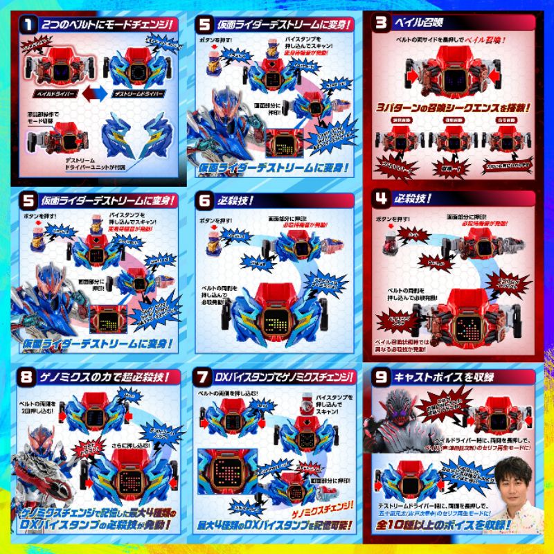 Đồ Chơi KamenRider Revice | Dx Chimera Driver, Vail Driver, Demons Driver, Libera, Weakend Driver | New, FullBox