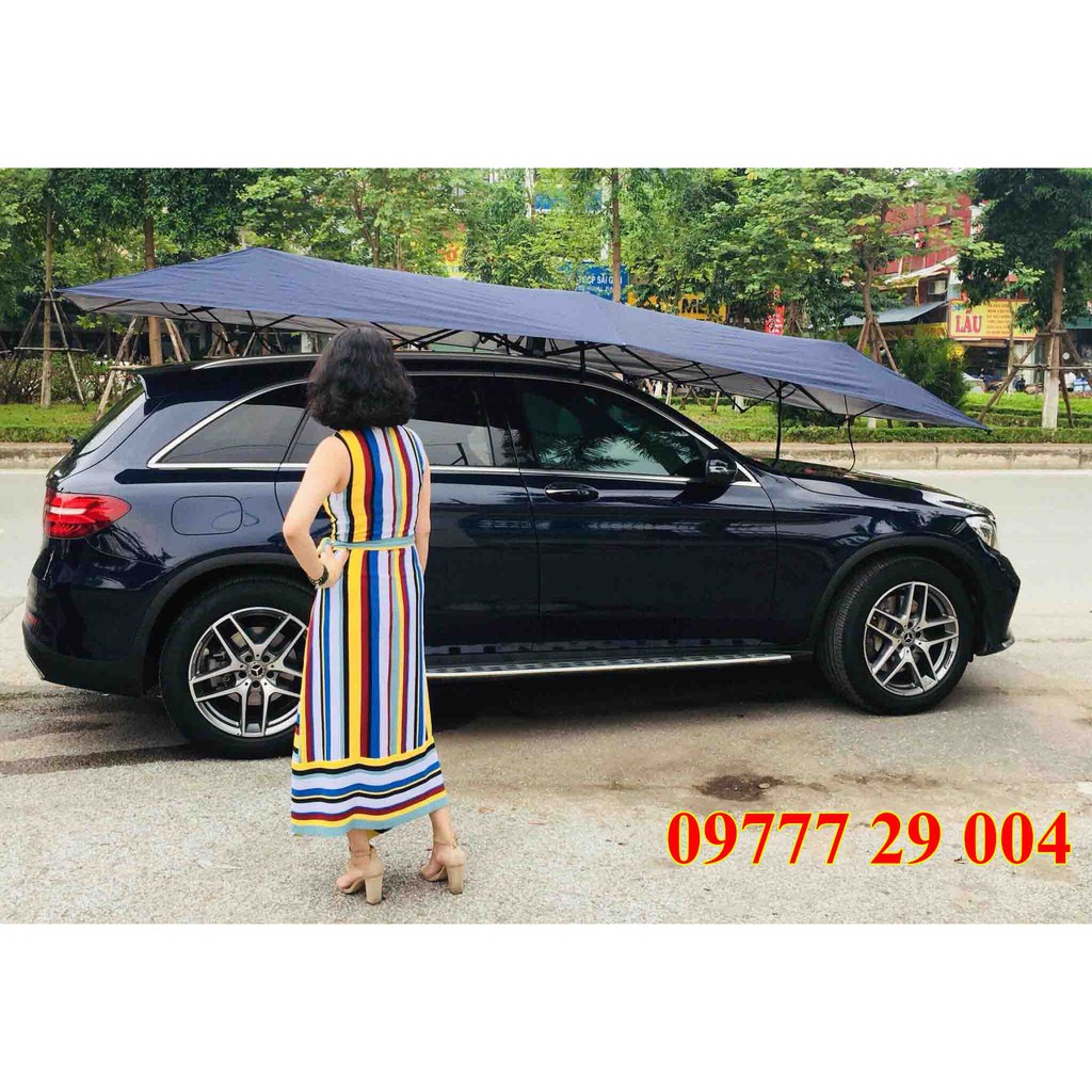 Ô che ô tô cao cấp- Dù che nắng ô tô- Mở bằng tay bảo hành 2 năm- Cho xe 5 chỗ, 7 chỗ
