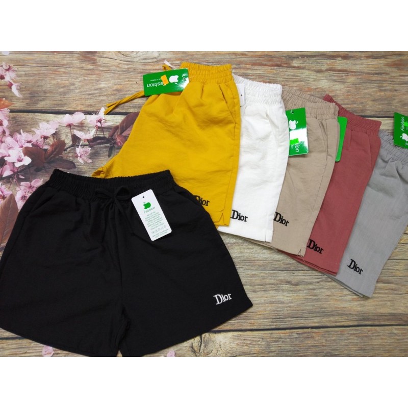 (HOT) Quần short đũi_quần sooc đùi đũi thêu hoa cạp chun siêu hot | BigBuy360 - bigbuy360.vn