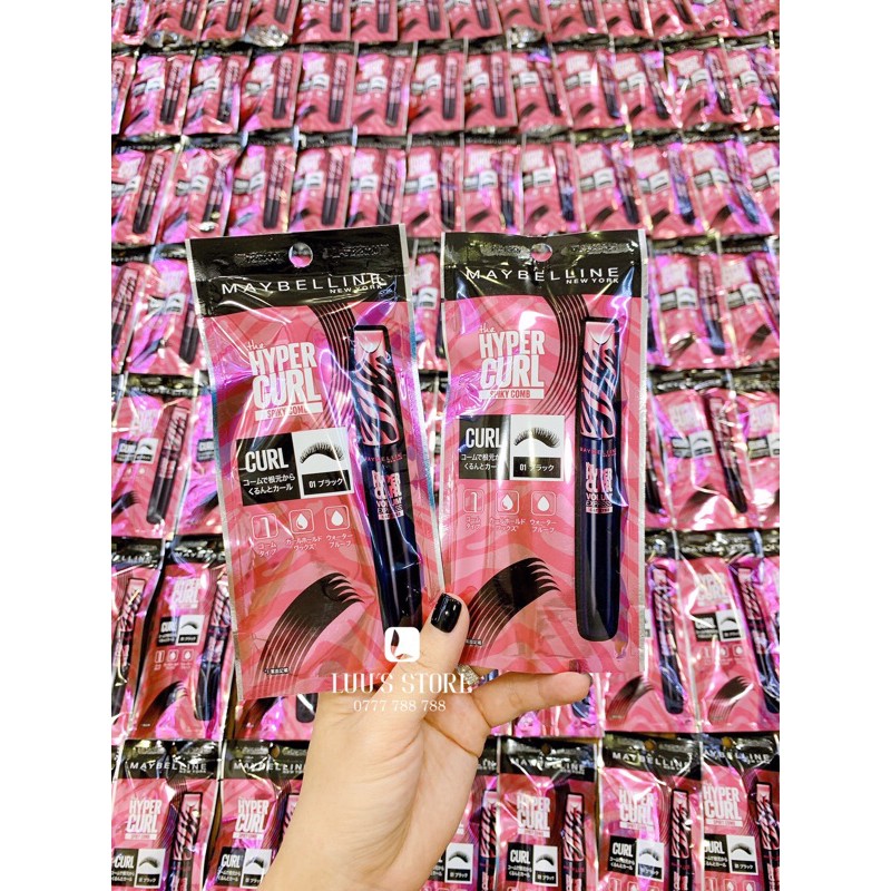 Mascara Maybelline The Hyper Curl Spiky Comb Đầu Nhỏ | BigBuy360 - bigbuy360.vn