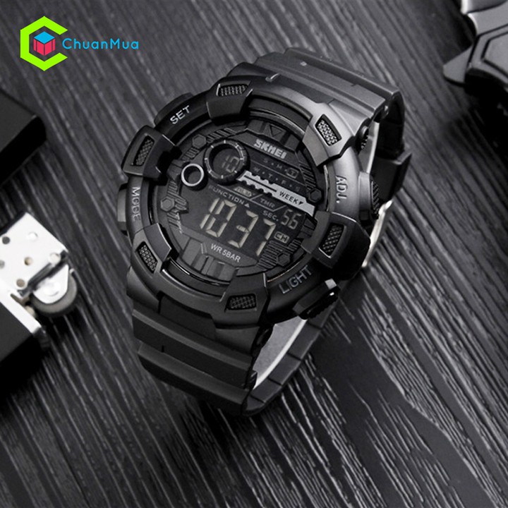 Đồng Hồ Nam SKMEI 1243 Sport Key Time Điện Tử Chống Nước 5ATM Mặt 50mm - DHA509 SK1243 | BigBuy360 - bigbuy360.vn