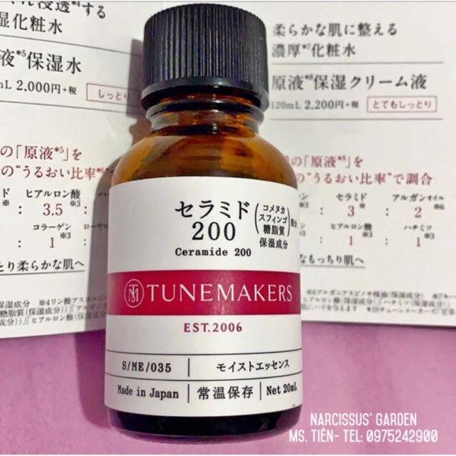 Tinh chất dưỡng ẩm TuneMakers Ceramide