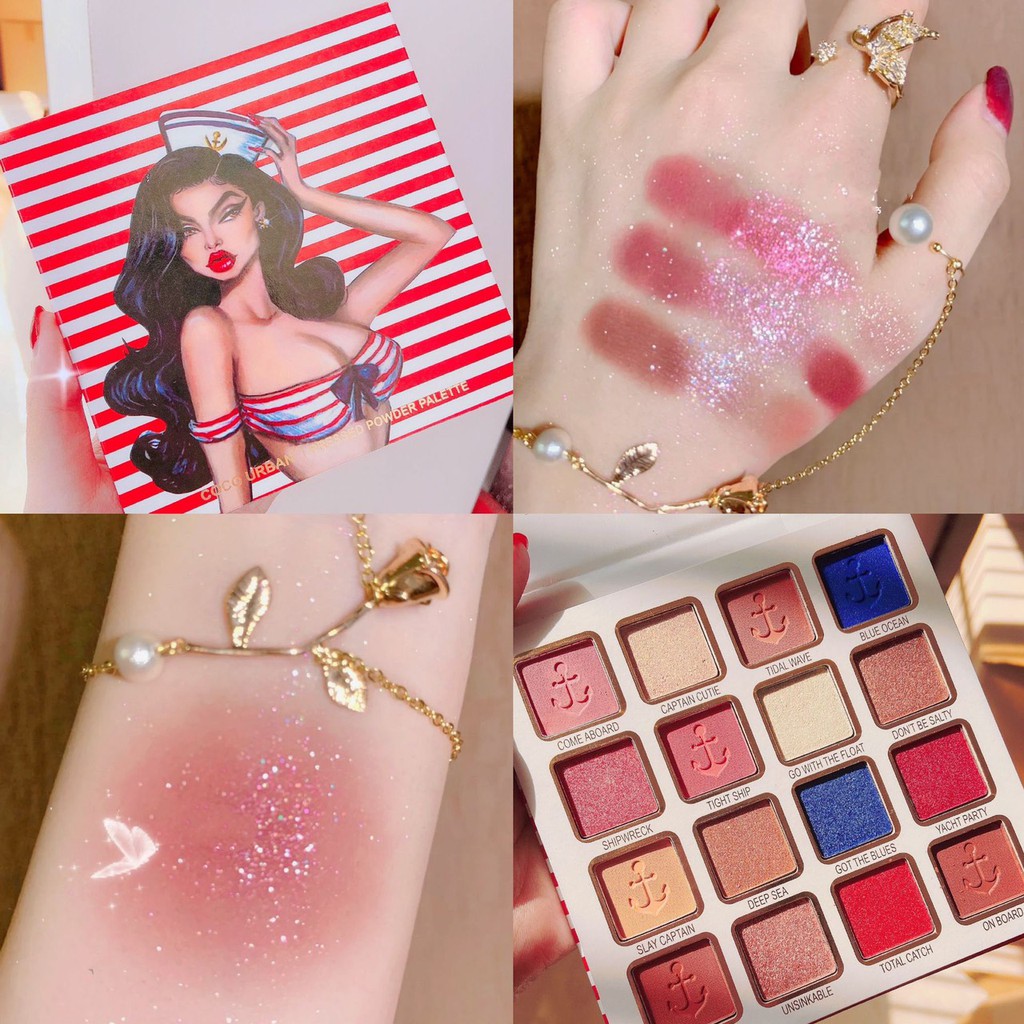 Phấn mắt 16 ô cô gái CoCo Uran S1