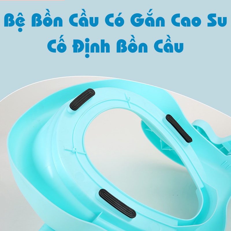 Thang bô đi vệ sinh cho bé - Nắp bồn cầu có thang đi vệ sinh cho bé