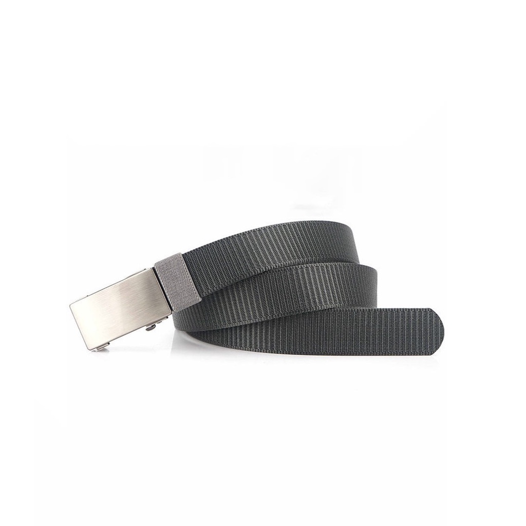 Thắt lưng vải canvas JAMS mặt khoá kim loại tự động nam nữ vải dù nhiều màu basic belt