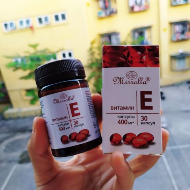Vitamin E đỏ Nga 270mg và 400mg làm đẹp da, chống lão hóa, cả thiện nội tiết tố | BigBuy360 - bigbuy360.vn