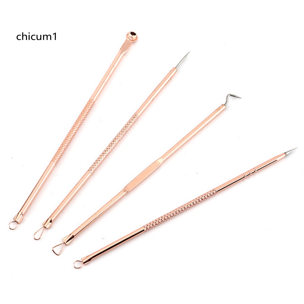 Set 4 Dụng Cụ Nặn Mụn Đầu Đen An Toàn Tiện Dụng