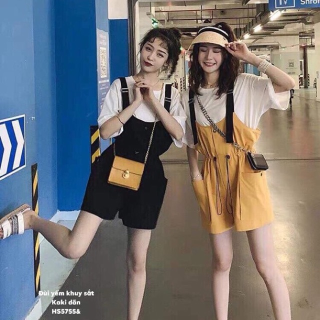 Đùi yếm khuy sắt rút eo (HS)