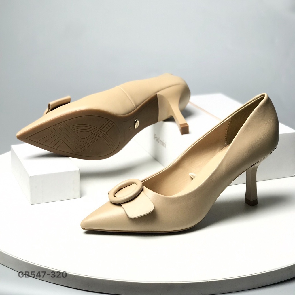 Giày công sở nữ BQ 35-39 ❤️FREESHIP❤️ Giày cao gót mũi nhọn da bóng mềm gót nhọn 7cm GB547-320