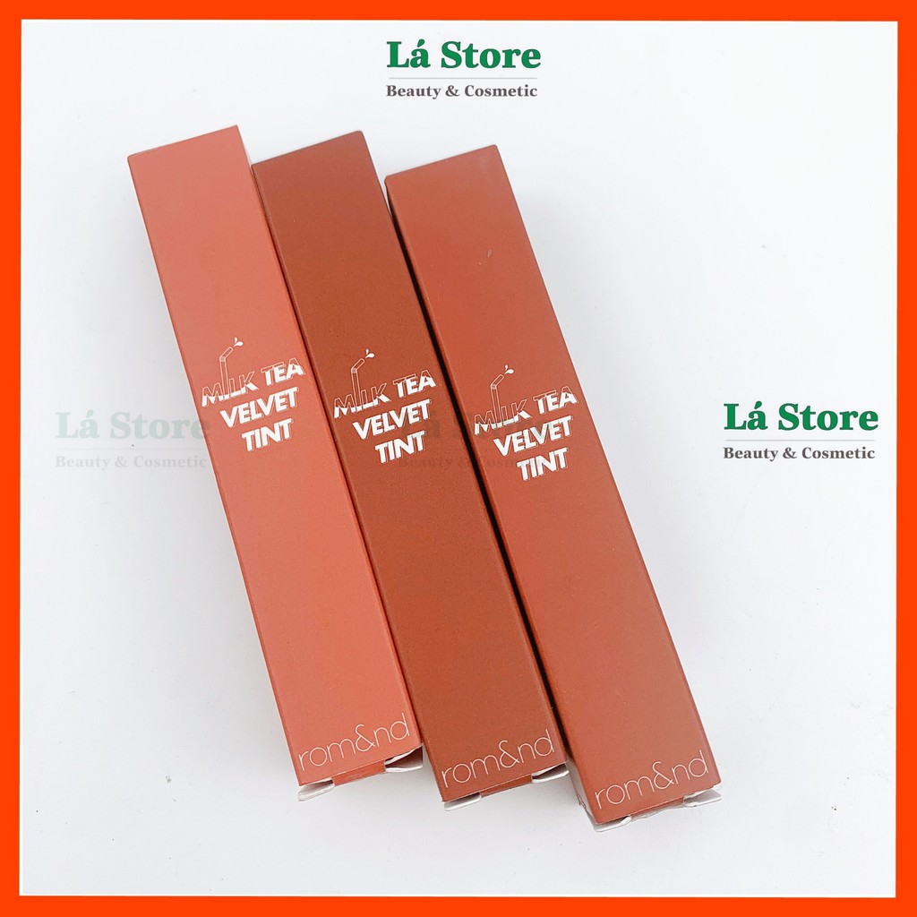 HÀNG CHÍNH HÃNG - son kem lì Romand Milk Tea Velvet Tint - Lá Store