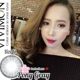 Lens Pony Gray xám siêu tây