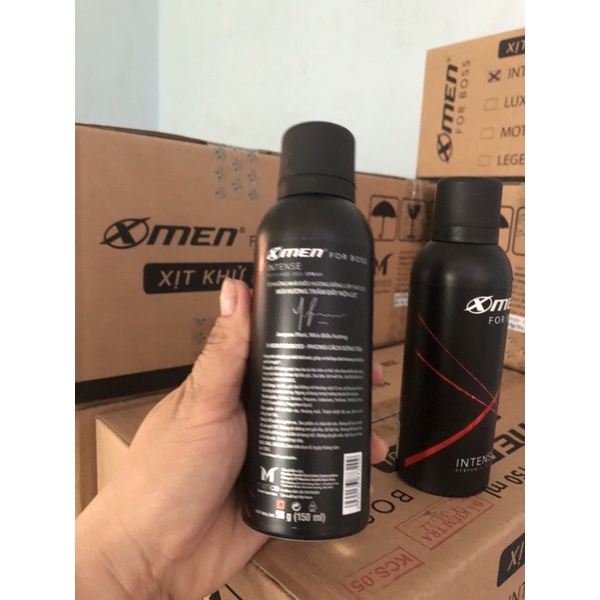 Xịt khử mùi Xmen Boss chai 150ml