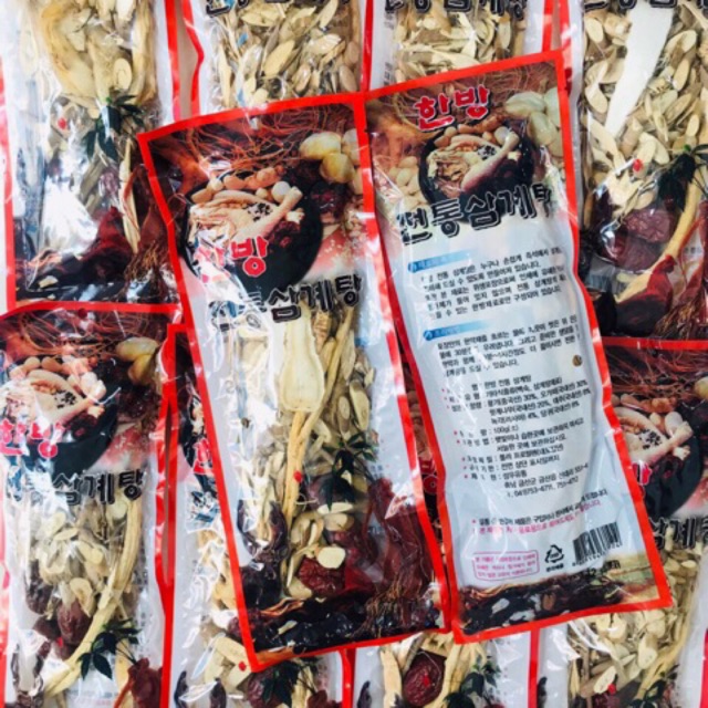 Gói Gia Vị Sâm Hầm Gà Hàn Quốc 100g Hàng Chuẩn