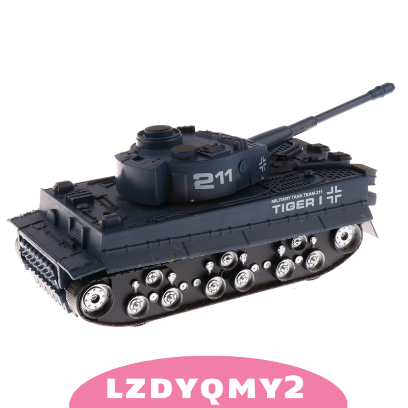 Curiosity 1:32 German Tiger  Tank Mini Camouflage Electric Tank with Sound - A