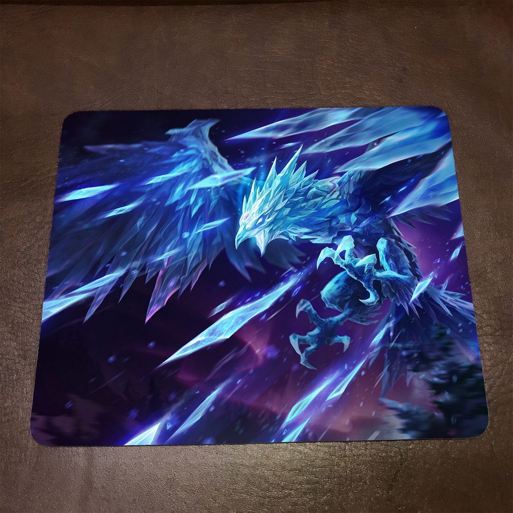 Lót chuột máy tính League of Legends ANIVIA - Mẫu 1 Mousepad cao su êm ái, nhận in theo yêu cầu