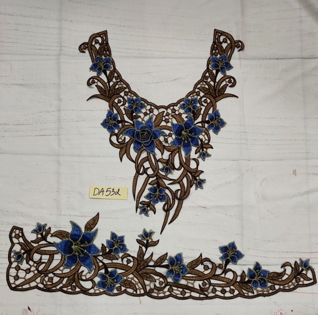 Cổ kèm lại áo mã DA532