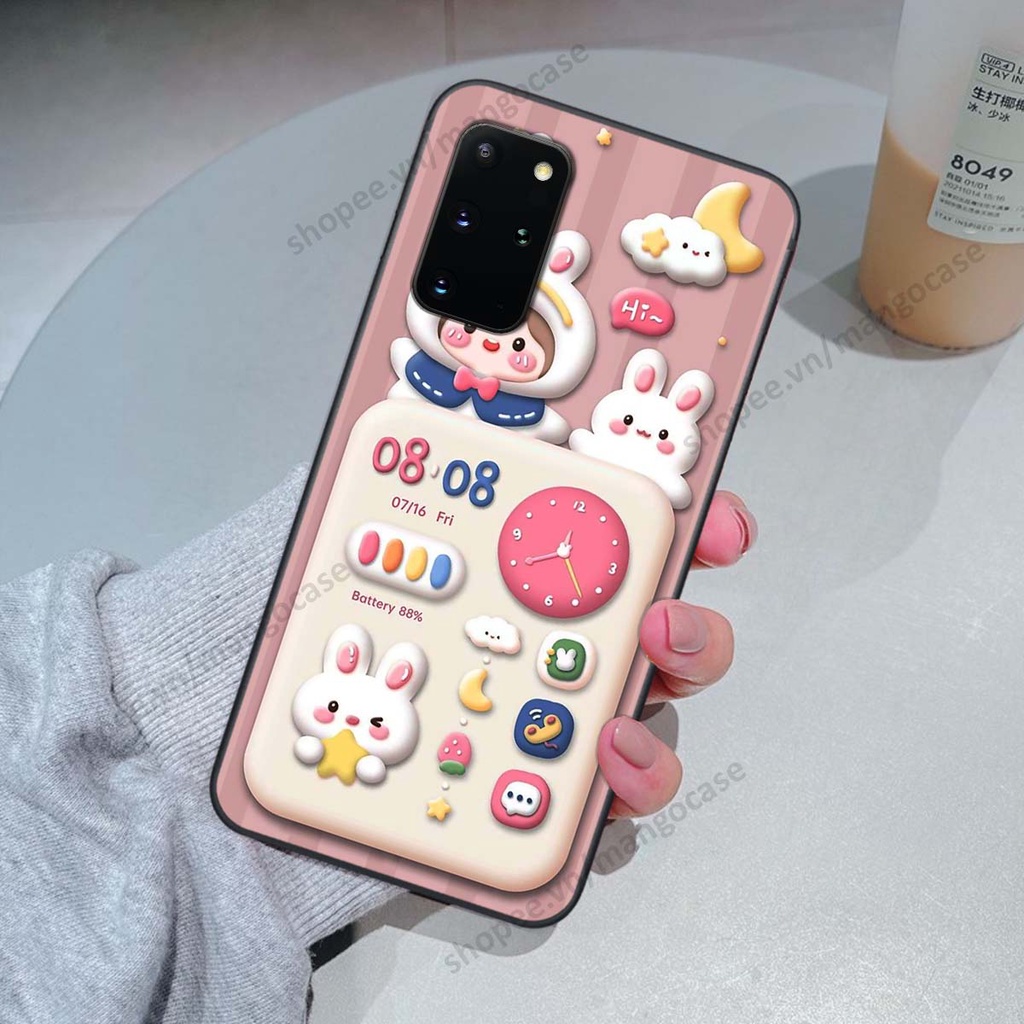 Ốp lưng Samsung S20 / S20 Plus / S20+ hình gấu, thỏ, đồng hồ cute dễ thương