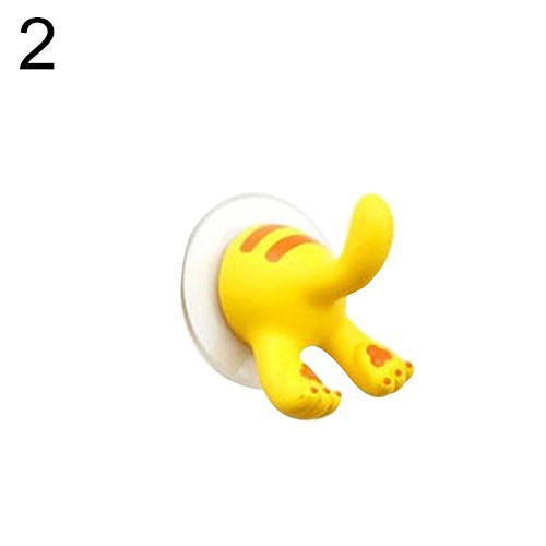 Móc quần áo dán tường hình động vật ngộ nghĩnh để treo khăn tắm cho bé